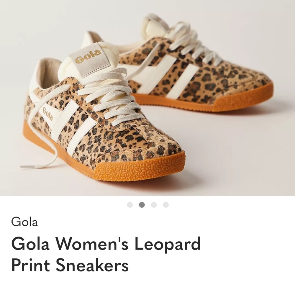 Gola Elan Tropic Trainers
Animal Leopard Print Sneakers
Size 7.5 - Picture 3 of 9
